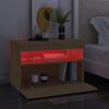 Mueble De Tv Con Luces Led Roble Sonoma 60x35x40 Cm