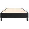 Estructura De Cama Box Spring Cuero Sintético Negro 90x190 Cm