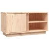 Mueble De Tv De Madera Maciza De Pino 80x35x40,5 Cm