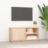 Mueble De Tv De Madera Maciza De Pino 80x35x40,5 Cm