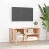 Mueble De Tv De Madera Maciza De Pino 80x35x40,5 Cm