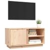 Mueble De Tv De Madera Maciza De Pino 80x35x40,5 Cm