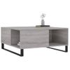 Mesa De Centro Madera Contrachapada Gris Sonoma 80x80x36,5 Cm