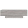 Mesa De Centro Madera De Ingeniería Gris Sonoma 100x49,5x31 Cm