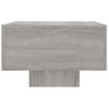 Mesa De Centro Madera De Ingeniería Gris Sonoma 100x49,5x31 Cm