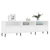 Mueble De Tv Madera Contrachapada Blanco 150x30x44,5 Cm