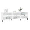 Mueble De Tv Madera Contrachapada Blanco 150x30x44,5 Cm