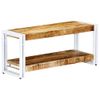 Mueble Para Tv De Madera Maciza De Mango 90x30x40 Cm