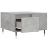 Mesa De Centro Madera Contrachapada Gris Hormigón 55x55x36,5 Cm