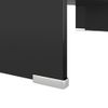 Soporte Para Tv/elevador Monitor Cristal Negro 60x25x11 Cm