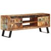 Mueble De Tv Madera Maciza Reciclada 112x30x45 Cm