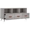 Mueble De Tv Madera De Ingeniería Gris Sonoma 102x36x50 Cm