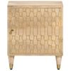 Mesita De Noche De Madera Maciza De Mango 40x33x46 Cm