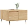 Mesa De Centro Madera Contrachapada Roble Sonoma 55x55x36,5 Cm