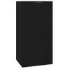 Mueble Para Tv De Pared Negro 40x34,5x80 Cm