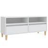 Mueble Para Tv Madera Contrachapada Blanco 100x34,5x44,5 Cm