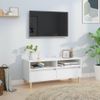 Mueble Para Tv Madera Contrachapada Blanco 100x34,5x44,5 Cm