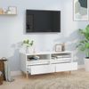 Mueble Para Tv Madera Contrachapada Blanco 100x34,5x44,5 Cm