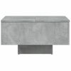 Mesa De Centro De Aglomerado Gris 60x60x31,5 Cm