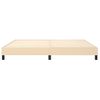 Estructura De Cama Box Spring Tela Color Crema 200x200 Cm