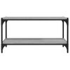 Mueble Para Tv Contrachapada Y Acero Gris Sonoma 80x33x41 Cm