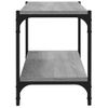 Mueble Para Tv Contrachapada Y Acero Gris Sonoma 80x33x41 Cm