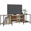 Mueble De Tv Madera De Ingeniería Roble Sonoma 153x37x50 Cm