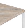 Mesa De Centro De Madera Maciza De Mango 110x110x36 Cm