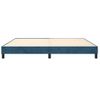 Estructura De Cama Box Spring Terciopelo Azul Oscuro 200x200 Cm