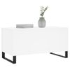 Mesa De Centro Madera Contrachapada Blanco 90x44,5x45 Cm