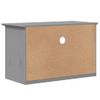 Mueble De Tv Con 2 Cajones Bodo Madera De Pino Gris 91x43x56 Cm