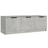 Mueble De Tv Madera Contrachapada Gris Hormigón 102x35x36,5 Cm