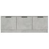 Mueble De Tv Madera Contrachapada Gris Hormigón 102x35x36,5 Cm