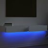 Muebles De Tv Con Luces Led 2 Unidades Blanco 60x35x15,5 Cm