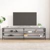 Mueble Para Tv Madera Contrachapada Gris Sonoma 180x40x50 Cm