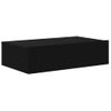 Mueble De Tv Con Luces Led Negro 60x35x15,5 Cm