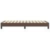 Estructura De Cama Box Spring Cuero Sintético Marrón 90x190 Cm