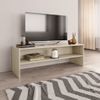 Mueble De Tv Madera Contrachapada Roble Sonoma 120x40x40cm