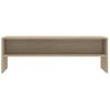 Mueble De Tv Madera Contrachapada Roble Sonoma 120x40x40cm