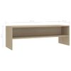 Mueble De Tv Madera Contrachapada Roble Sonoma 120x40x40cm