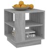 Mesa De Centro Madera Contrachapada Gris Sonoma 40x40x43 Cm