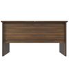 Mesa De Centro Madera Contrachapada Marrón Roble 80x50x42,5 Cm