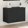 Mueble Para Tv De Pared Negro 60x30x41 Cm