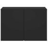 Mueble Para Tv De Pared Negro 60x30x41 Cm