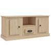 Mueble Para Tv Madera Contrachapada Roble Sonoma 100x35,5x45 Cm