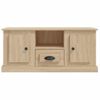 Mueble Para Tv Madera Contrachapada Roble Sonoma 100x35,5x45 Cm