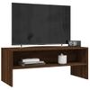 Mueble De Tv Madera Contrachapada Roble Marrón 100x40x40 Cm