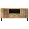 Mueble De Tv Madera Maciza De Mango 105x33x46 Cm