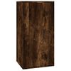 Mueble Para Tv De Pared Roble Ahumado 40x34,5x80 Cm