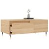 Mesa De Centro Madera Contrachapada Roble Sonoma 90x50x36,5 Cm